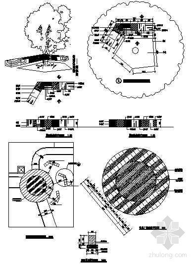 广场节点设计资料下载-艺术广场节点详图