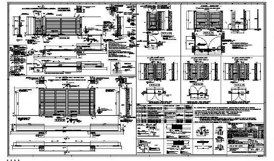 公司大门钢构资料下载-自动钢大门详图