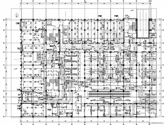 购物广场设计cad图纸资料下载-[天津]大型购物广场暖通空调设计全套施工图纸(知名院设计，含计算书)