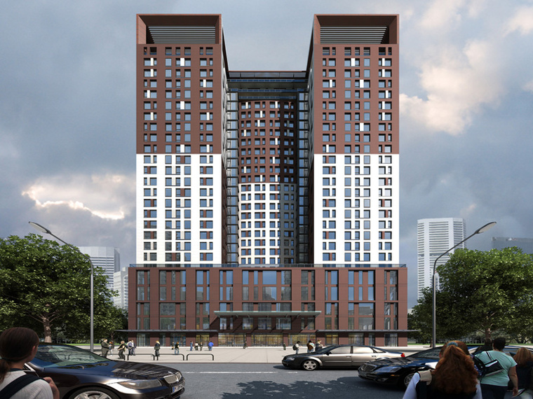 现代中式办公建筑su模型资料下载-现代办公建筑3D模型下载