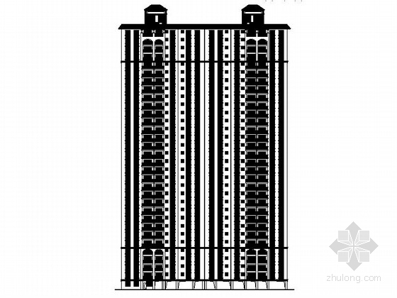 2层住房建筑结构资料下载-[广西]32层现代风格高层危旧房改住房规划建筑施工图（2015年图纸）