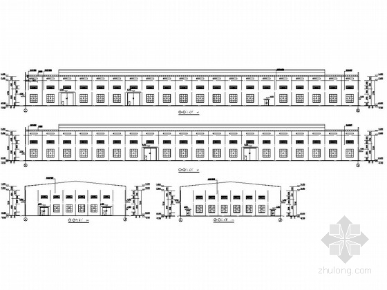 35米单跨门资料下载-48米跨铝业有限公司冷轧车间结构施工图（含建筑图 2台10T吊车）