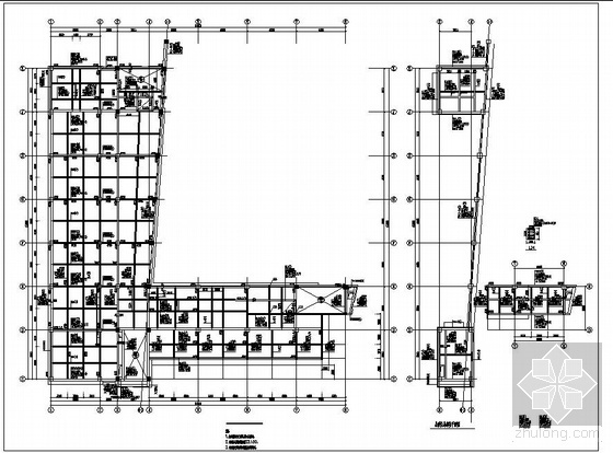 湖南大学研究生院校楼资料下载-天津某大学研究生院扩建框架结构设计图