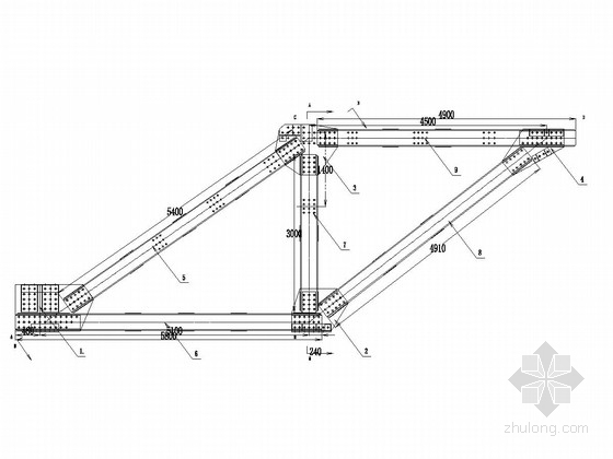 80米连续梁技术交底资料下载-（48+80+48）米变线间距无平衡重连续梁挂篮施工图设计