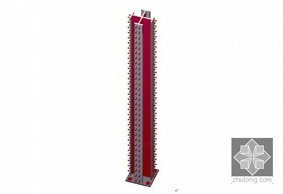 [山东]超高层核心筒商务综合楼工程钢结构工程施工组织设计(265页 图文非常丰富 技术标)-十字柱