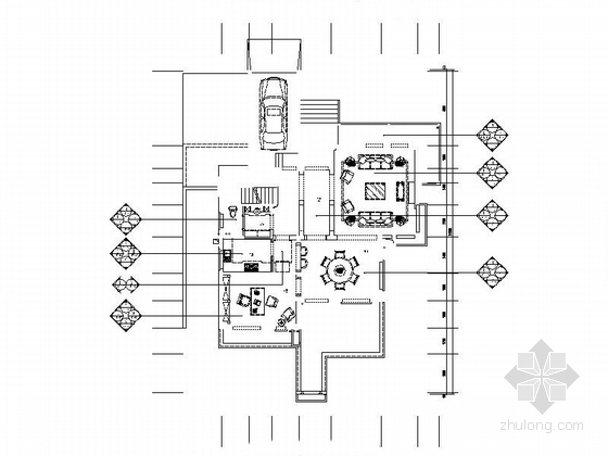 三层法式建筑资料下载-[四川]法式新乡村独栋三层别墅装修图（含效果）