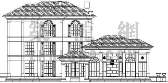 欧式建设施工图资料下载-上海某大型豪华别墅建筑施工图