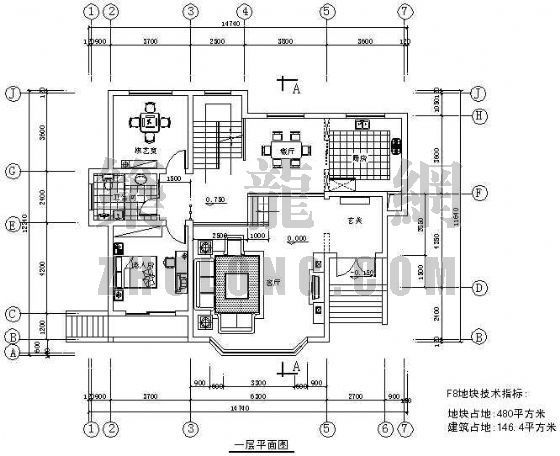 三套一户型资料下载-三套别墅户型图