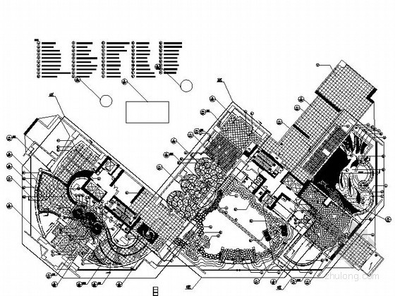 多层空中花园住宅资料下载-[深圳]普通住宅架空层及空中花园景观工程施工图