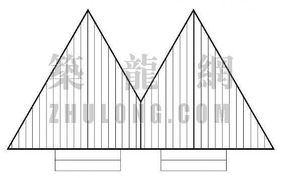 三角承台模板支设方案资料下载-三角双亭平面