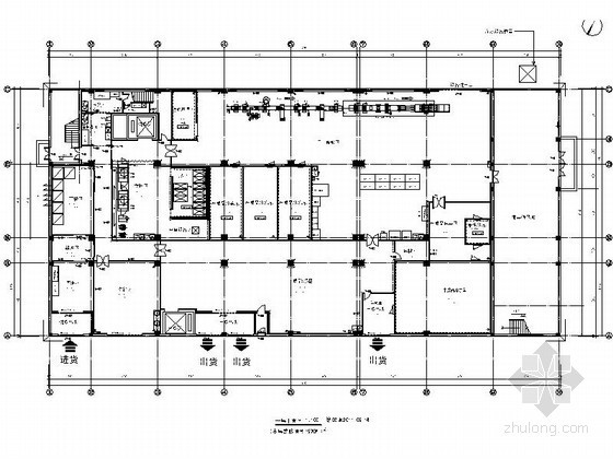 工业厂房室内地面资料下载-[上海]某办公厂房室内装修图