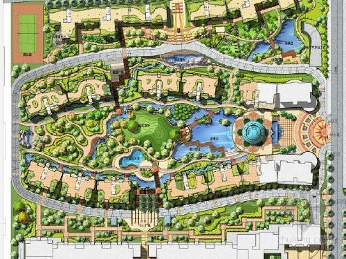 中式居住区方案设计资料下载-厦门居住区景观方案设计