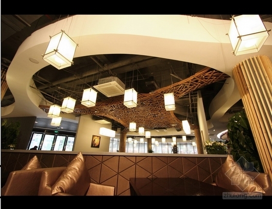 [江苏]某现代西餐厅室内精装修设计施工图（含实景）-图11