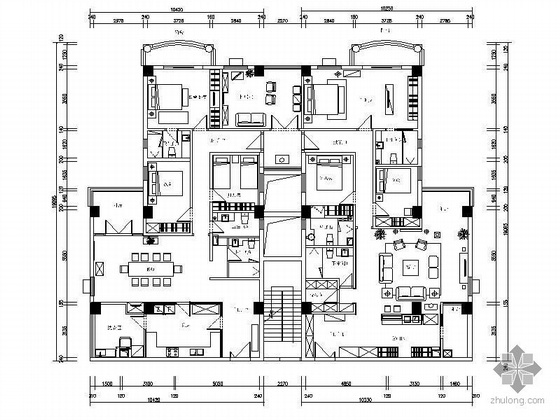维持空间完整住宅资料下载-某住宅空间装修图