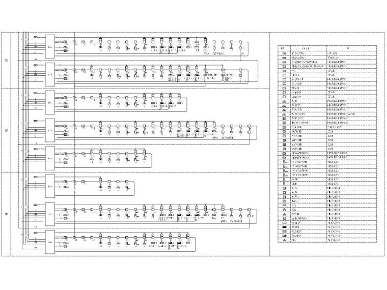 [北京]20万平米超高层综合体全套强弱电图纸（变电所、弱电机房）-公寓楼火灾自动报警及消防联动系统图.jpg