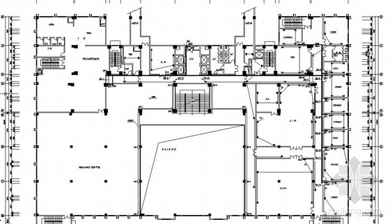 酒店电气设计课程资料下载-十六层酒店电气设计图