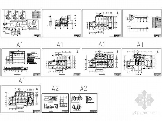 [北京]大型住宅小区锅炉房工艺设计全套施工图-采暖锅炉房工艺设计 