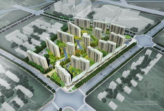 住宅中高层现代设计方案资料下载-[上海]高层现代风格塔式中小型住宅建筑设计方案文本