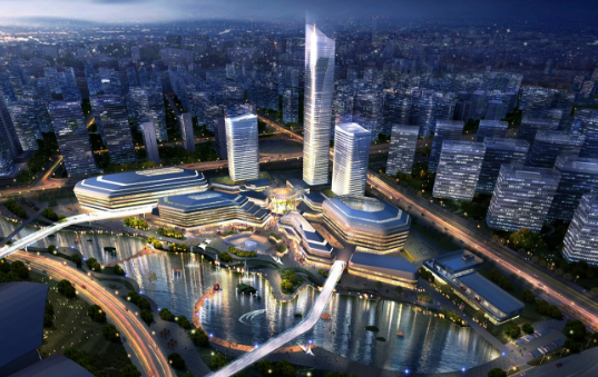 武汉绿地中心施工电梯资料下载-[上海]绿地集团事业部甲级智能化办公楼概述