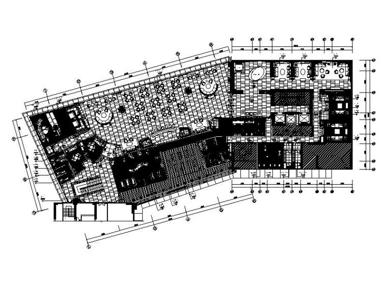 售楼部会所空间设计资料下载-[广州]知名房地产会所售楼部设计施工图