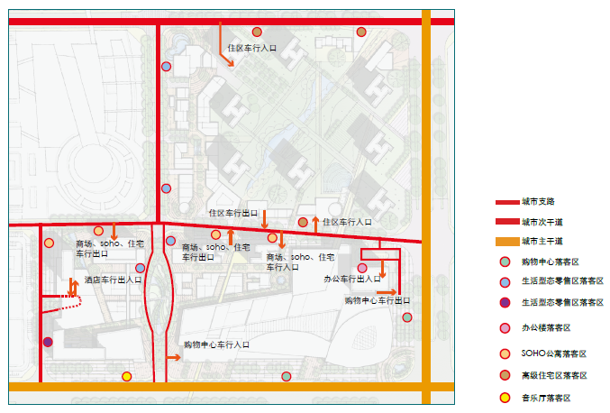 [江西]赣州水游城建筑设计方案-车型流线