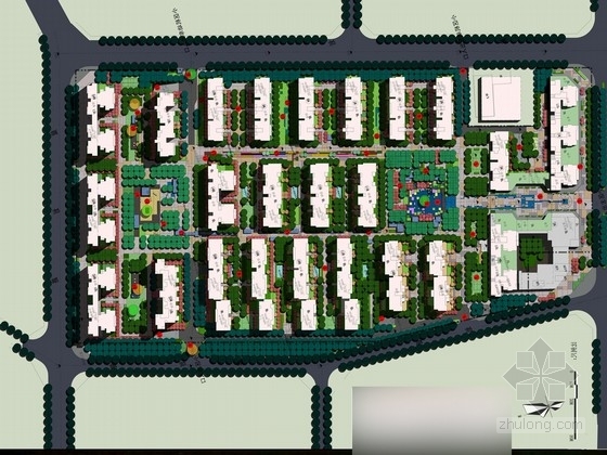 著名小区设计分析图资料下载-[广西]现代生态亲民小区公园景观设计方案（北京著名公司）