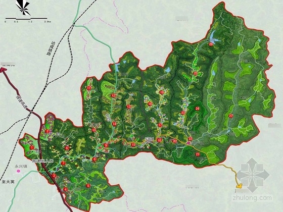 城乡景观规划案例资料下载-[四川]创新休闲体验式现代农业产业园景观规划设计方案