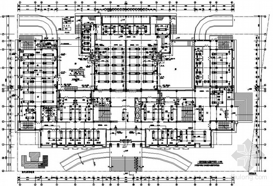 法院审判楼施工图资料下载-某县人民法院审判楼空调图