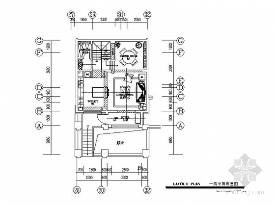 室内铺地图资料下载-[辽宁]浪漫欧式风格两层别墅样板房室内装修施工图（含实景图）