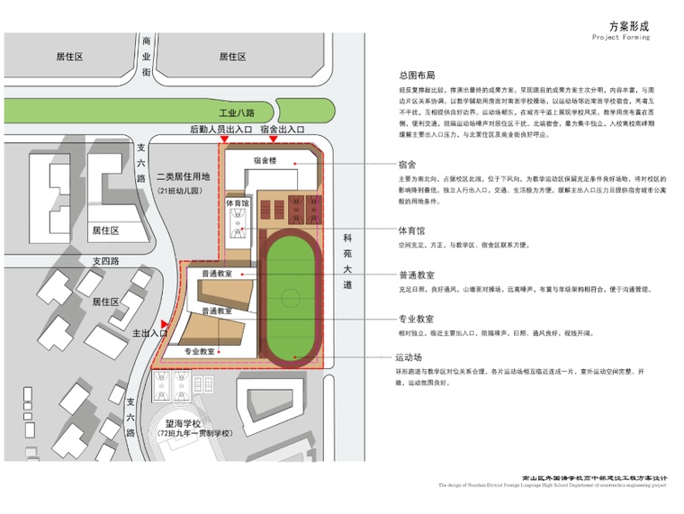 [广东]南山外国语学校建筑设计方案文本-方案形成