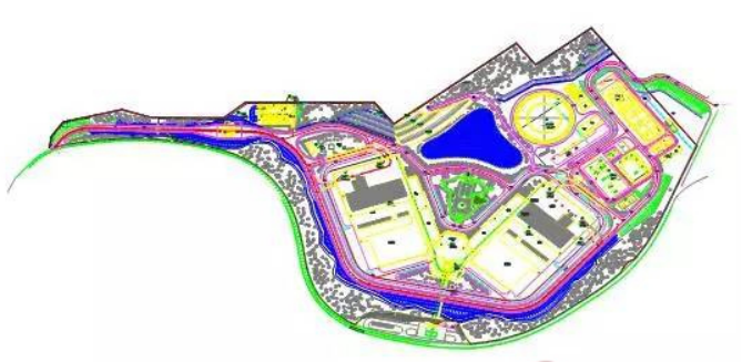 亚洲最大垃圾发电厂项目BIM技术应用-项目平面图