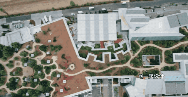 总部大楼建筑设计资料下载-Frank Gehry设计的Facebook新总部大楼，这才是真正的花园办公