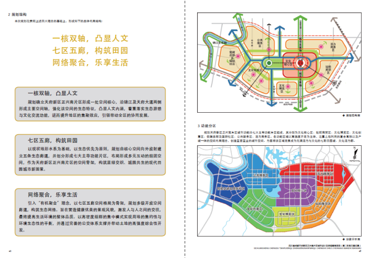 [四川]成都天府新区正兴南片区城市设计方案文本-规划结构