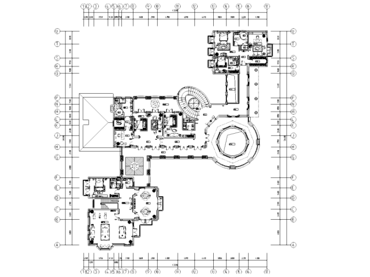 长沙住宅建筑施工图资料下载-[湖南]长沙捞刀河别墅施工图及效果图