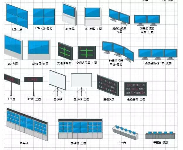 非常实用的智能化弱电行业VISIO模具