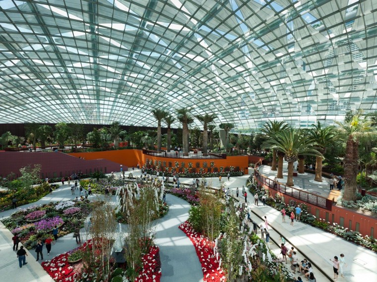 新加坡温室设计图资料下载-新加坡世界级超级温室花园