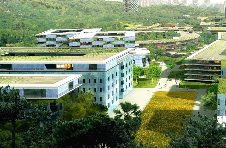 大学规划建筑资料下载-[广东]香港中文大学建筑规划设计方案文本
