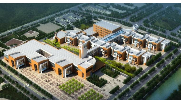 未来教育建筑设计资料下载-[山东]滨州某县幼儿教育中心建筑设计