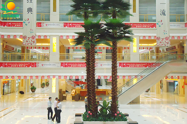 室内室外商场资料下载-保鲜棕榈树能造就室内外精致美景