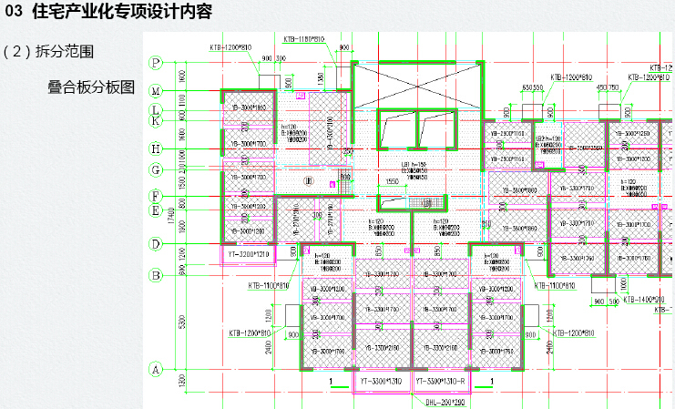 装配式住宅设计管理模式-叠合板分板图