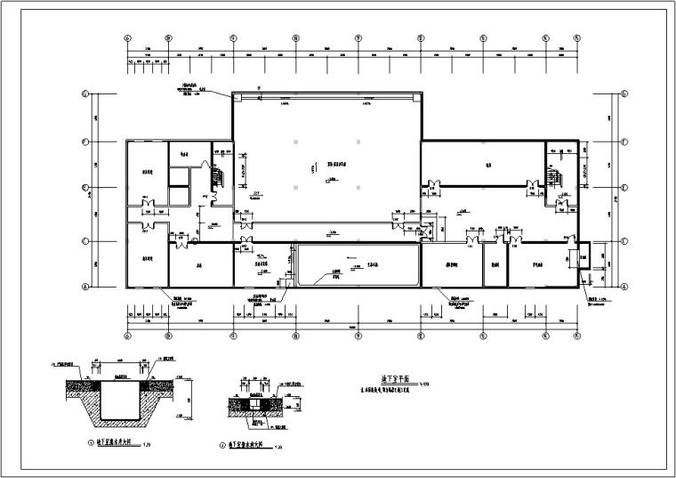 cad宾馆建筑设计平面图资料下载-多层度假中心酒店建筑设计施工图全套CAD
