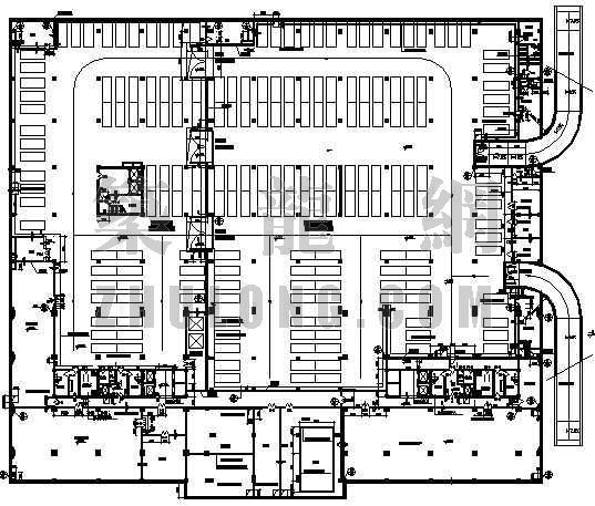 食堂建筑平面设计资料下载-某高层建筑地下人防工程平面设计方案