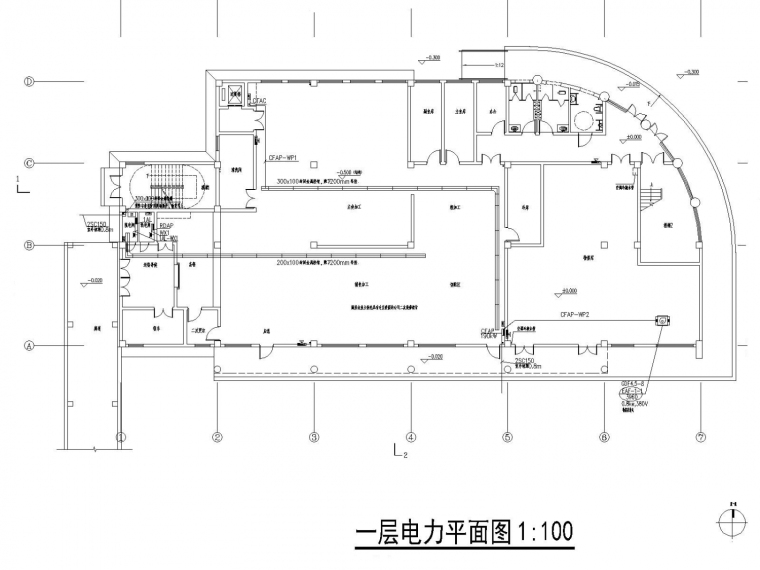 医院住院部施工平面布置图资料下载-[江苏]市级医院全套电气施工图(节能设计)