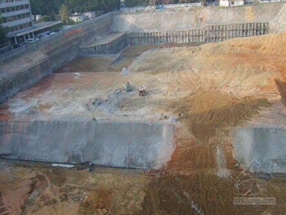 土方基坑支护土钉资料下载-廉租房项目基坑土钉墙喷锚支护土方开挖施工方案