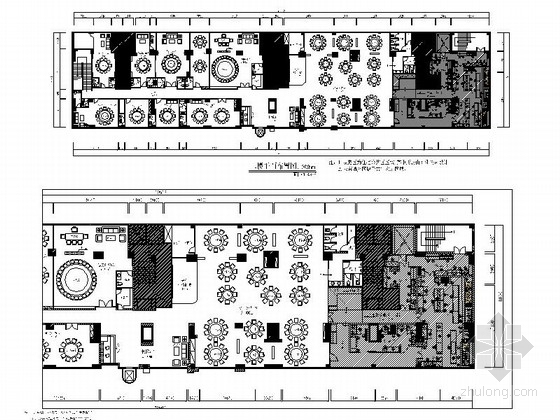 2层餐厅CAD资料下载-[东莞]简欧二层连锁餐厅室内装修图（含效果）