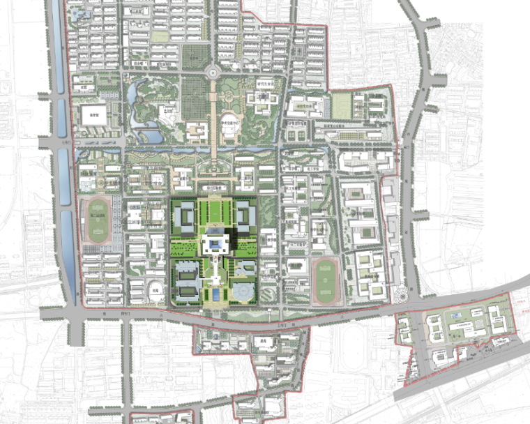 [江苏]南京理工大学图书馆建筑设计方案文本-规划位置