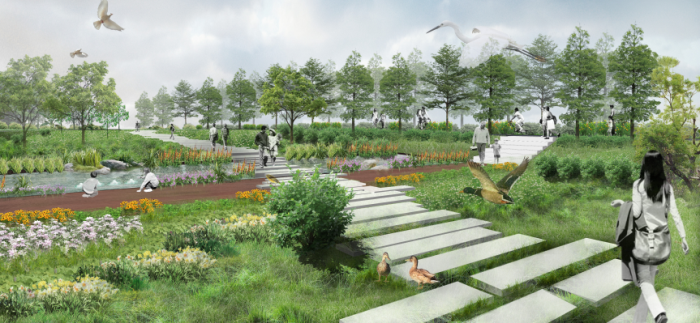 [广西]湿地公园生态绿色廊道滨江景观规划方案设计（2016最新）-景观效果图16