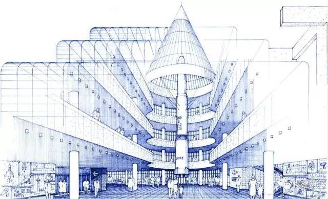 现在建筑师没效果图公司就不会做设计了，看看前辈们怎么画图的！_49