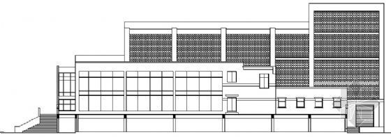 17套建筑设计方案资料下载-某市三层报告厅建筑设计方案