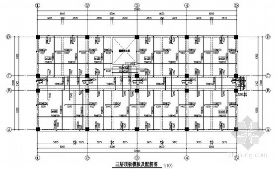 四层框架结构独立基础资料下载-框架结构公寓结构施工图（四层 独立基础）